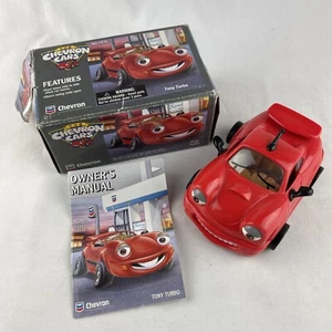 The Chevron Cars: TONY TURBO - 1996 Coche rojo coleccionable Chevron comercial - Imagen 1 de 14