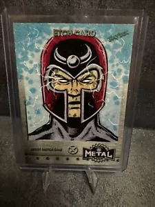 2020 Upper Deck X-men Metal Etch Sketch Card Magneto by Bob Broussand - Picture 1 of 2