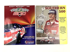 1981, 1996 Southern 500 program NASCAR Darlington Raceway Souvenir Programs - Picture 1 of 5