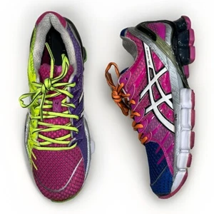 ASICS GEL-KINSEI 4 RUNNING/WALKING SHOES MULTICOLOR WOMENS SZ 7.5 COLORFUL  - Picture 1 of 7