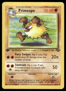 Pokemon TCG 1st Edition Jungle NM WOTC Primeape 43/64 - Picture 1 of 2