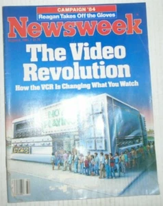 Newsweek August 6, 1984, Ronald Reagan, VCR Video Revolution - Picture 1 of 6