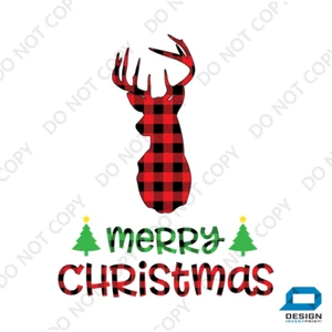 Regalo de Navidad Plancha en Transferencia Pegatina Decoraciones Camiseta Niñas Niños Adultos - Imagen 1 de 6