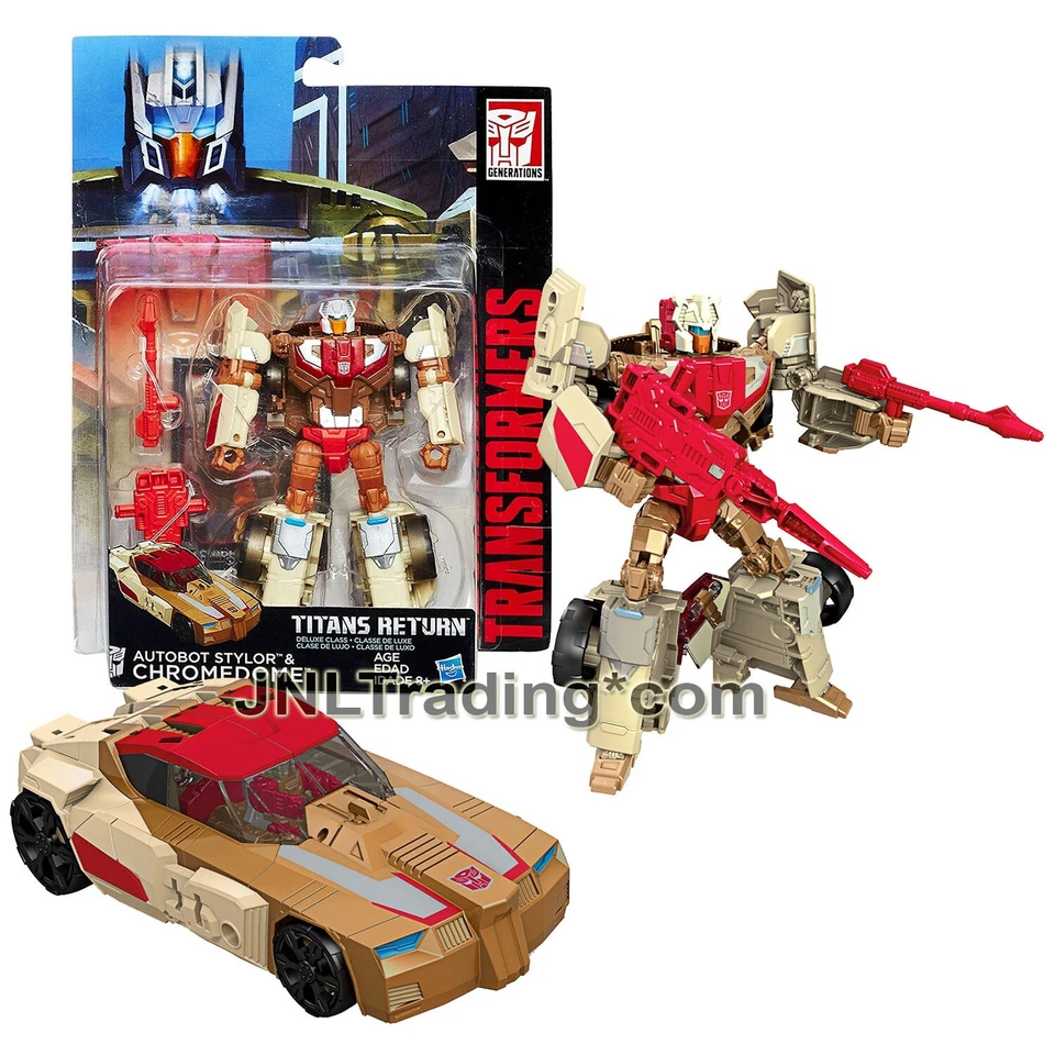 2016 Hasbro Transformers Generation Titans Return Deluxe Class Chromedome Stylor Figure