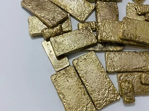 2000 Grams Scrap Gold Bar For Gold Recovery Melted Different Computer Coins Pins - Picture 1 of 12