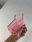 1/6 Maßstab Puppenhaus Miniatur rosa Supermarkt Einkaufswagen Puppe Zubehör