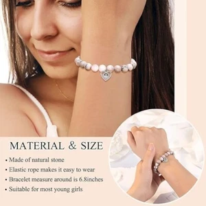 Christmas Gifts for Wife, Bracelet I Love You 100 Languages Heart Charm - Picture 1 of 5