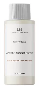 Leather Restore Leather Color Repair Furniture Couch Sofa Car Seat Bag Off White - Picture 1 of 5