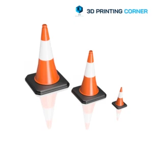 ROAD CONES 1:24 1:32 1:76 Layout scenografie Modello Diorama - Foto 1 di 19