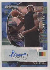 2020-21 Panini Prizm Draft Picks Prospect Blue Ice /75 Paul Eboua #PA-PE Auto