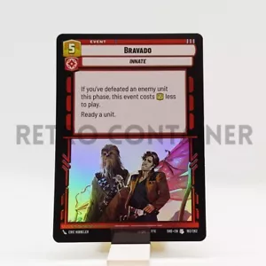 STAR WARS UNLIMITED SHADOWS OF THE GALAXY 182/262 U Bravado Foil - Picture 1 of 1