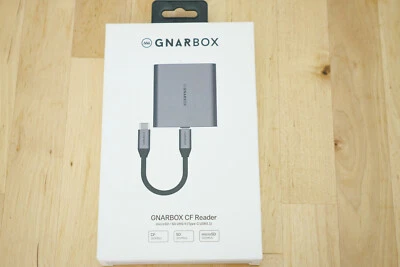 GNARBOX CF Kartenleser mit UHS-II microSD/SD, USB-C 3.1, NEU - Bild 1 von 2