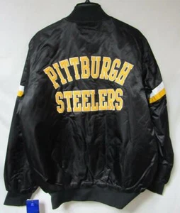 Chaqueta de Inicio Pittburgh Steelers Para Hombre Talla Mediana - 3X Grande a Snap Frontal B1 422 - Imagen 1 de 5