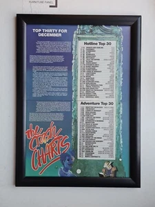 Crash Xmas Dezember 80er Chart Zx Spectrum GERAHMTE WERBUNG SPIEL POSTER A3 11,5"X16" - Bild 1 von 6