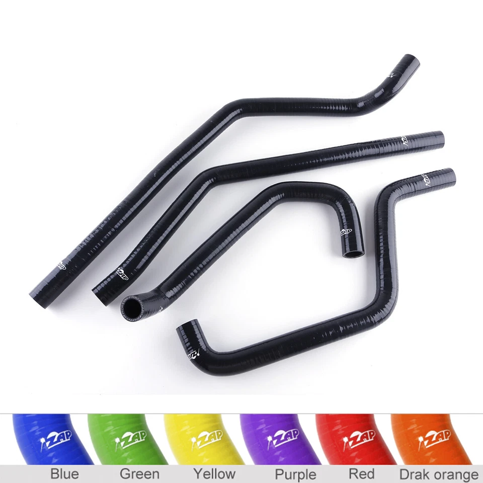 For 2008-2011 Polaris Ranger RZR800 RZR 800 Black Silicone Radiator Hose Kit - Image 1 of 4