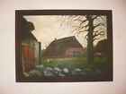 HANS PICK Large Painting Caten in the Devil's Moor Signed Worpswede EXCELLENT!!!
