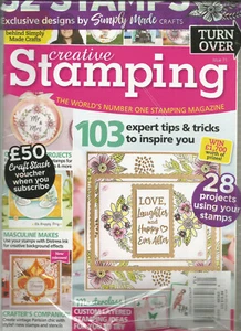CREATIVE STAMPING THE WORLD'S #1 STAMPING MAGAZINE #71 32 STAMPS WRAPPED - Picture 1 of 2