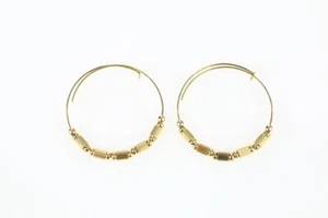 Alex and Ani 127499 Endless Hoop Rafaelian Gold Earrings $58 - Picture 1 of 1