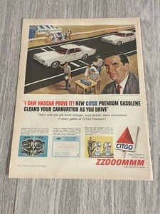 Citgo I Saw Nascar Prove It Premium Gasoline Magazine Advertisement Ad - Picture 1 of 9