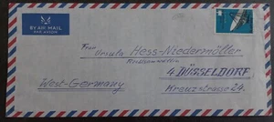 1968 Australia Airmail Cover ties 25c Stamp cd Strathfield-Dusseldorf - Bild 1 von 2