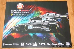 2014 Level 5 Motorsports Ferrari 458 Italia GTD Rolex 24 IMSA TUSC Hero Card - Picture 1 of 1