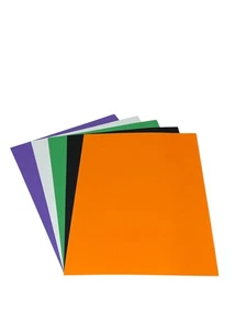 160gsm A4 Halloween Coloured Assorted Card Craft Pack - 50 Sheets 10 Each Colour - Picture 1 of 2