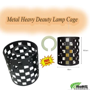 Lámpara colgante de techo vintage pantalla de fácil ajuste tela luz moderna tambor pantalla - Imagen 1 de 10