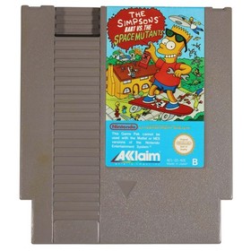 Die Simpsons: Bart Vs. The Space Mutants - Modul - Nintendo NES - gebraucht  seh