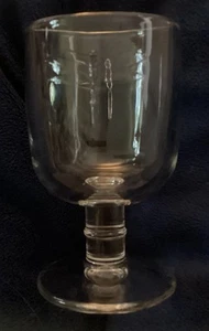 Dragonfly Glass Goblet Clear Stemmed La Rochere France Replacement 5.25” - Picture 1 of 4