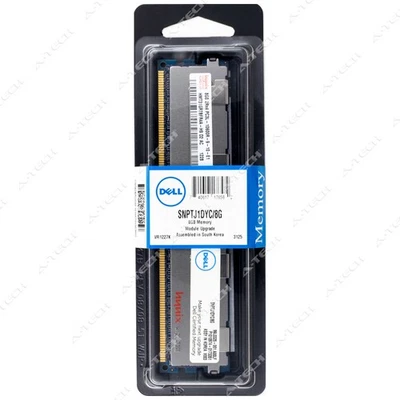 Dell 8GB DDR3 PC3-10600 ECC RDIMM Factory Sealed Server Memory RAM SNPTJ1DYC/8G - Image 1 of 2