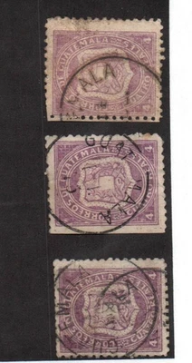 Guatemala Scott 5 sello raro usado ***Leer descripción*** Foto 1 de 2