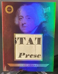 2024 Pieces Of The Past 1800s - JOHN ADAMS - RELIQUIENKARTE #116  - Bild 1 von 2