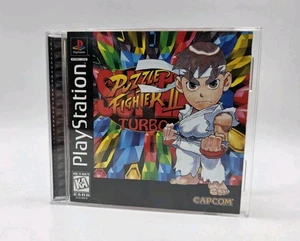 Super Puzzle Fighter 2 Turbo PS1 komplett mit Registrierungskarte getestet funktioniert  - Bild 1 von 9