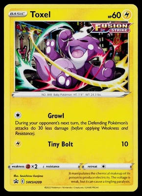Toxel SWSH209 SWSH: Sword & Shield Promo Cards Promo - Image 1 of 2