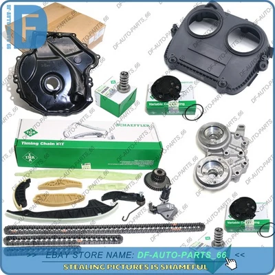 Kit guía tensor cadena distribución para VW MK7 Audi A4 Q5 A5 1.8 2.0 TFSI CJEB CNCD Foto 1 de 4