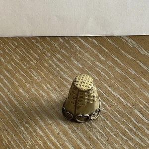 vintage sewing thimble finger With Decor Mexico - Picture 1 of 6