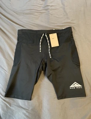 Новый Nike Trail лава петли 1/2 работает колготки черный размер X-Large XL DV9307-010 - Изображение 1 из 4