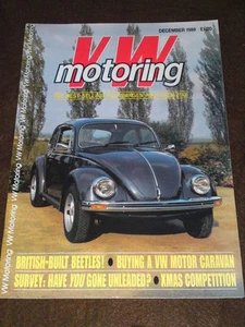 VW MOTORING - BUYING A VW MOTOR CARAVAN - Dec 1989 - Picture 1 of 1