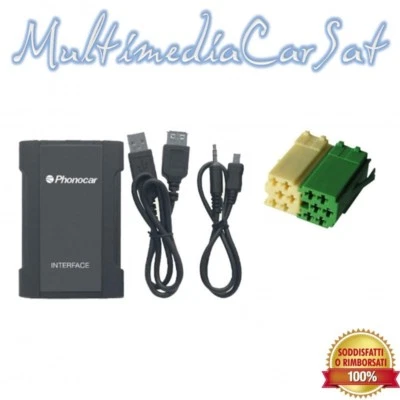 Interfaccia Autoradio Radio Ingresso USB Sd Smartphone Musica PEUGEOT 107 05860 - Immagine 1 di 2