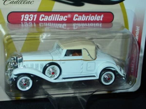 RACING CHAMPIONS 1931 CADILLAC CABRIOLET -White, LIMITED TO 2400 MIP - Picture 1 of 3