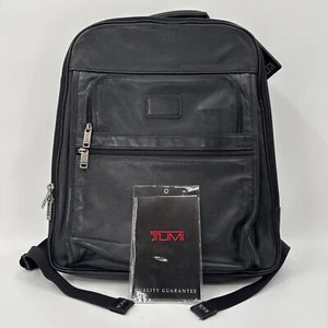 TUMI Alpha (?) Leather Backpack - Picture 1 of 18