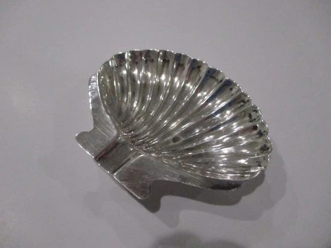 VTG STERLING SILVER MEXICO SEASHELL/SCALLOP/CLAM FOOTED ASHTRAY 16 GRAMS HTF Cover