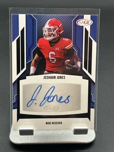 2024 Sage High Series Autograph Black Jeshaun Jones RC Auto Vikings - Picture 1 of 2