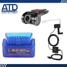 Bundle supplémentaire en option caméra de tableau de bord USB DVR ELM327 OBD-II OBD2 PbA