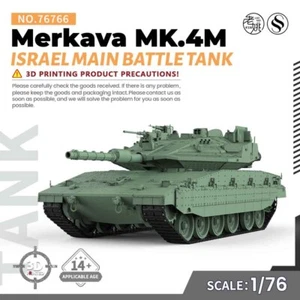 SSMODEL 1/76 War Gaming Military Model Kit Israel Merkava MK.4M Main Battle Tank - Picture 1 of 5