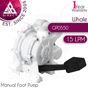 Whale GP0550 Gusher Galley Manual Foot Pump│15LPM│Right Hand│ForSalt-Fresh Water - Picture 1 of 2