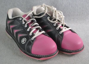 ETONIC Slide Bowling Shoes Women's Size 8M US Pink/Black EBWD350-5(M) - Picture 1 of 17