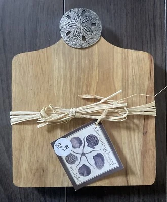 Mini tabla de cortar Mud Pie aplique de dólar de arena nueva con etiqueta 2010 Foto 1 de 4