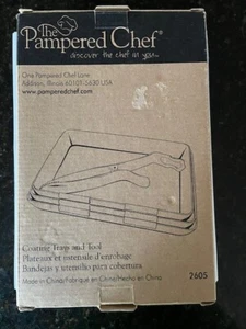 Juego de 4 bandejas de recubrimiento y herramientas Pampered Chef #2605 - Imagen 1 de 3