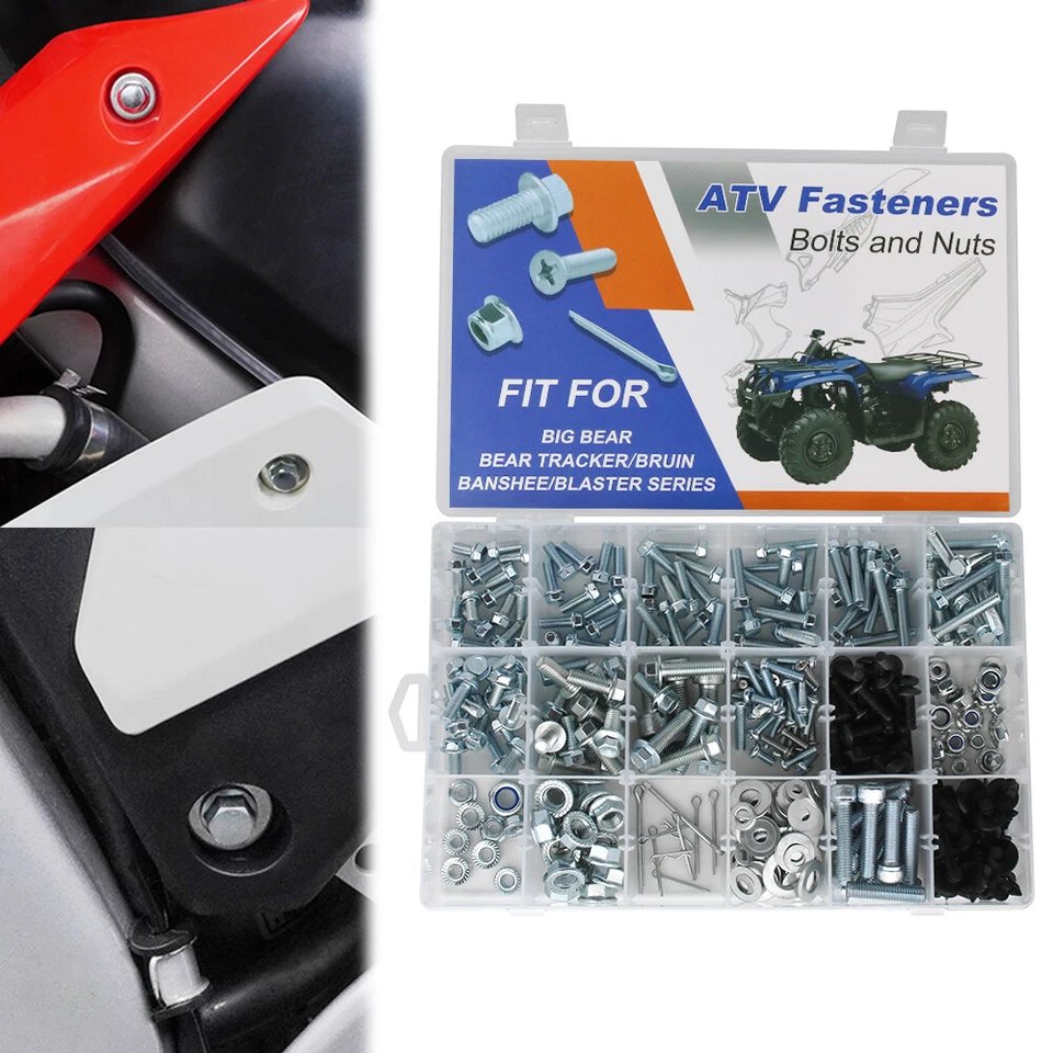 Kit de parafusos Fender compatível com YAMAHA BIG BEAR 40 2001-2003 BEAR TRACKER 250 1999-2004 - Imagem 1 de 4